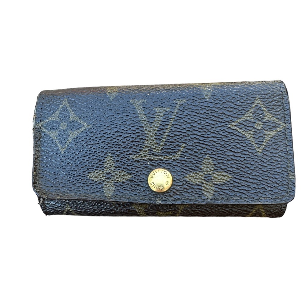-RA0912 Authentic Louis Vuitton 4 hook Key Holder